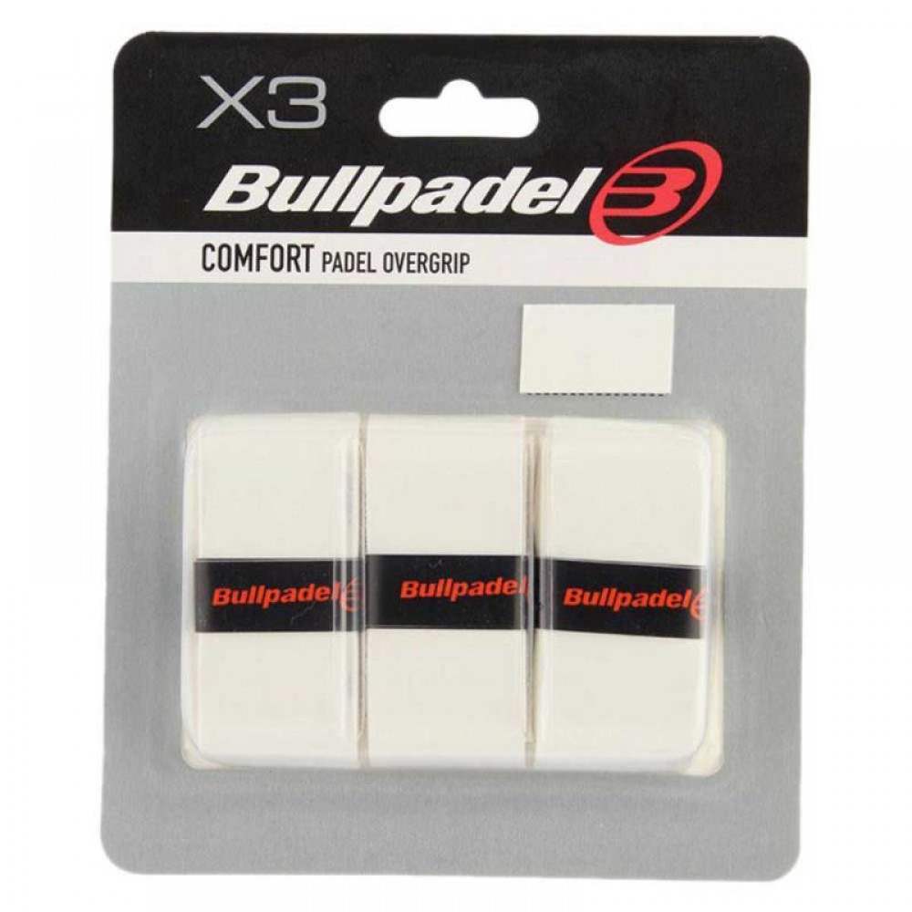 Blister Bullpadel 3 Overgrips GB1603 Comfort Bianco