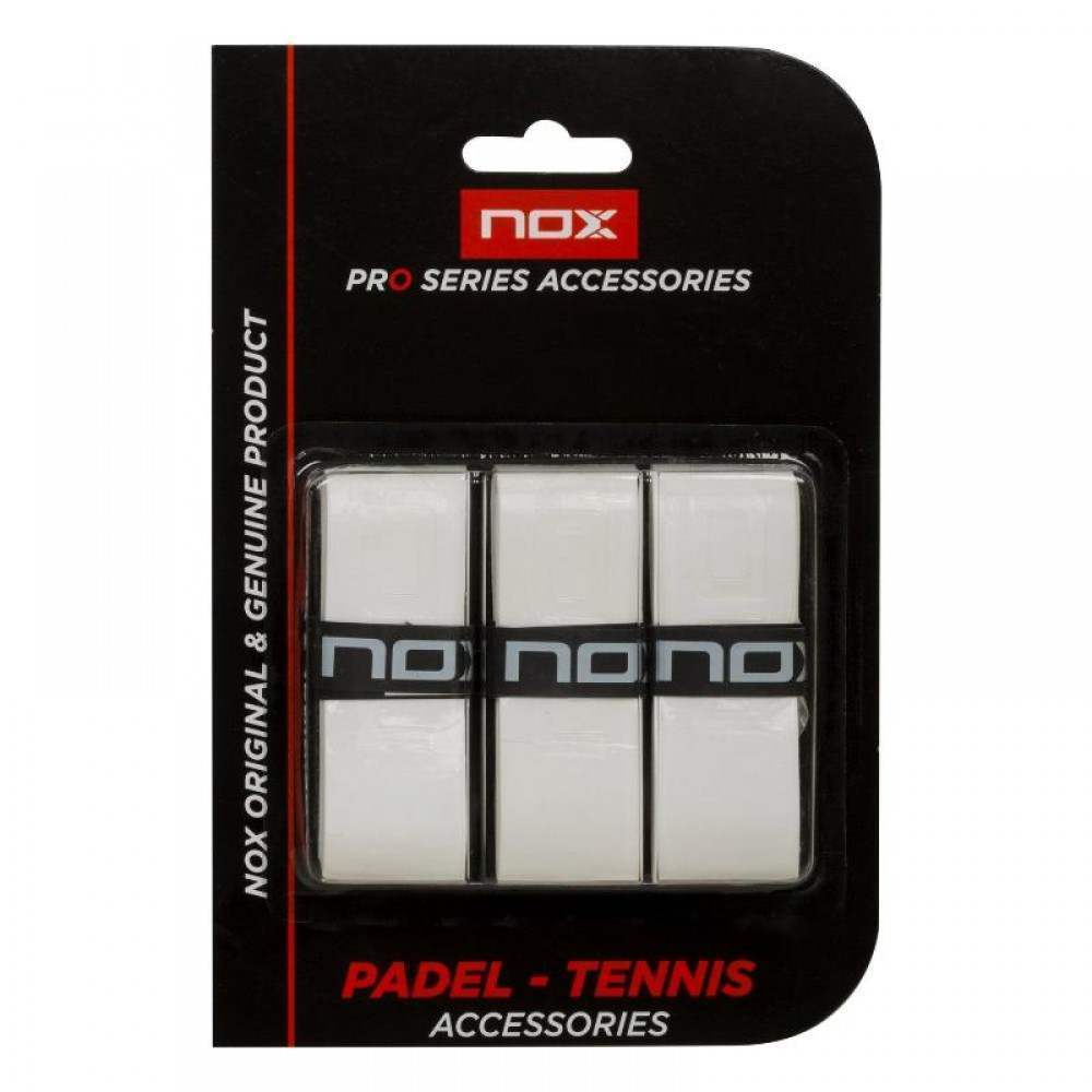 Blister Nox Pro Blanco 3 Overgrips - Barata Oferta Outlet