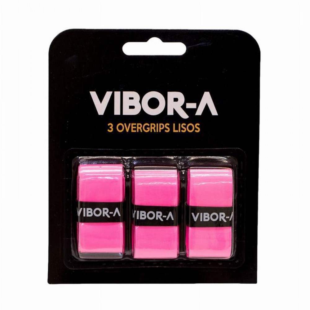 Blister Vibora Pro Liso Rosa 3 Overgrips - Barata Oferta Outlet