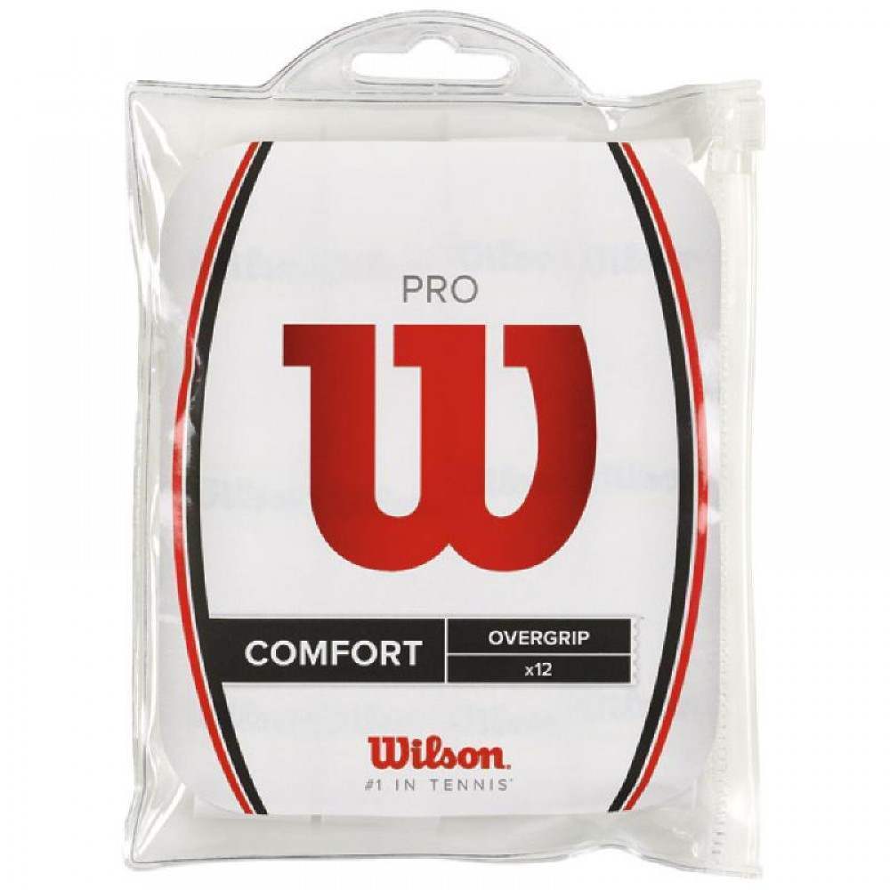 Blister Wilson 12 Overgrips Pro Blanco - Barata Oferta Outlet