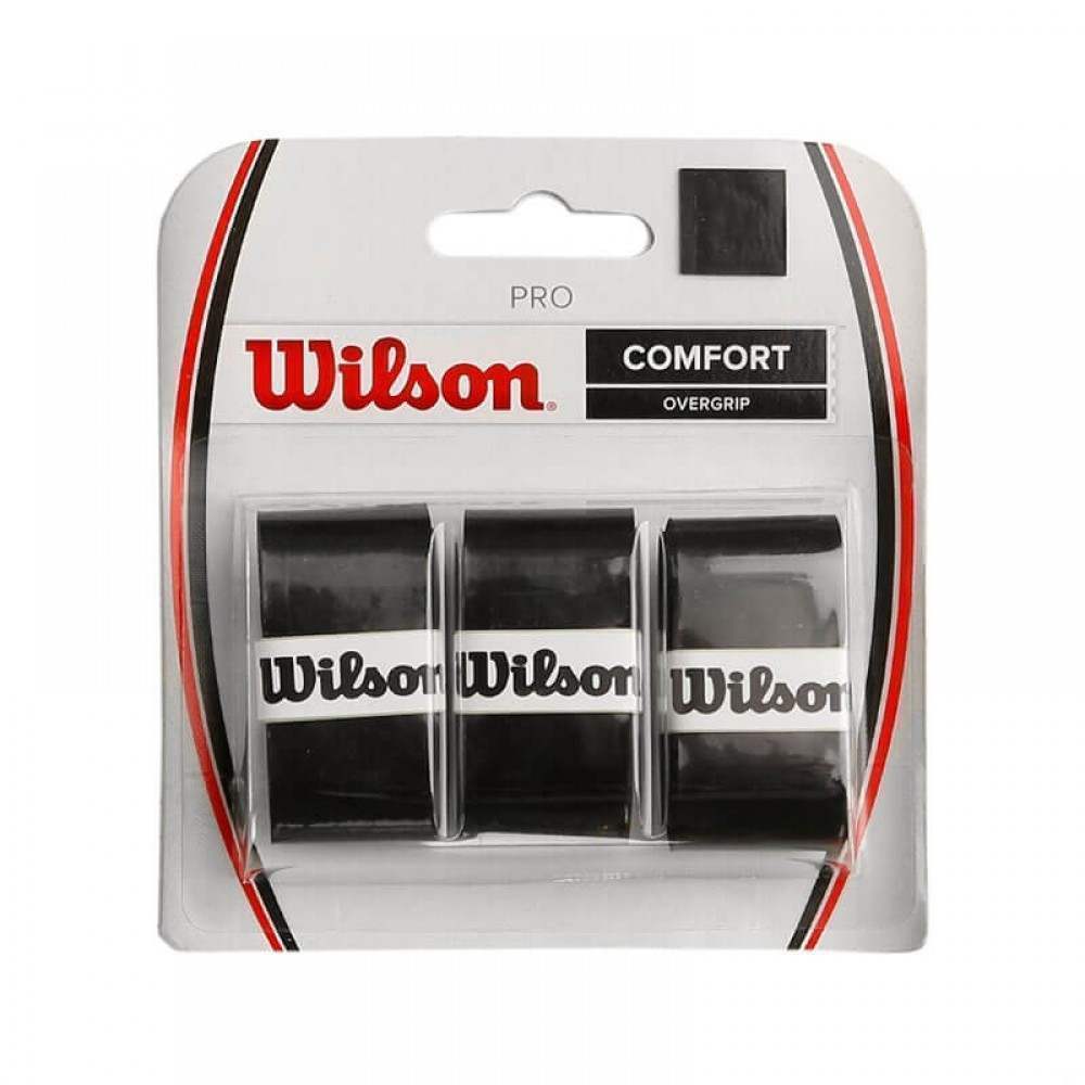 Blister Wilson 3 Overgrips Pro Negro - Barata Oferta Outlet