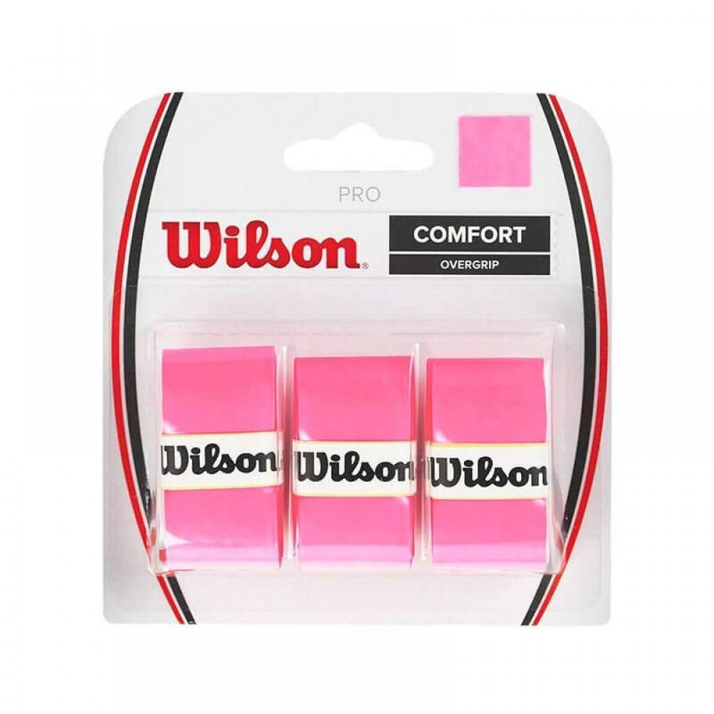 Blister Wilson 3 Overgrips Pro Rosa - Barata Oferta Outlet