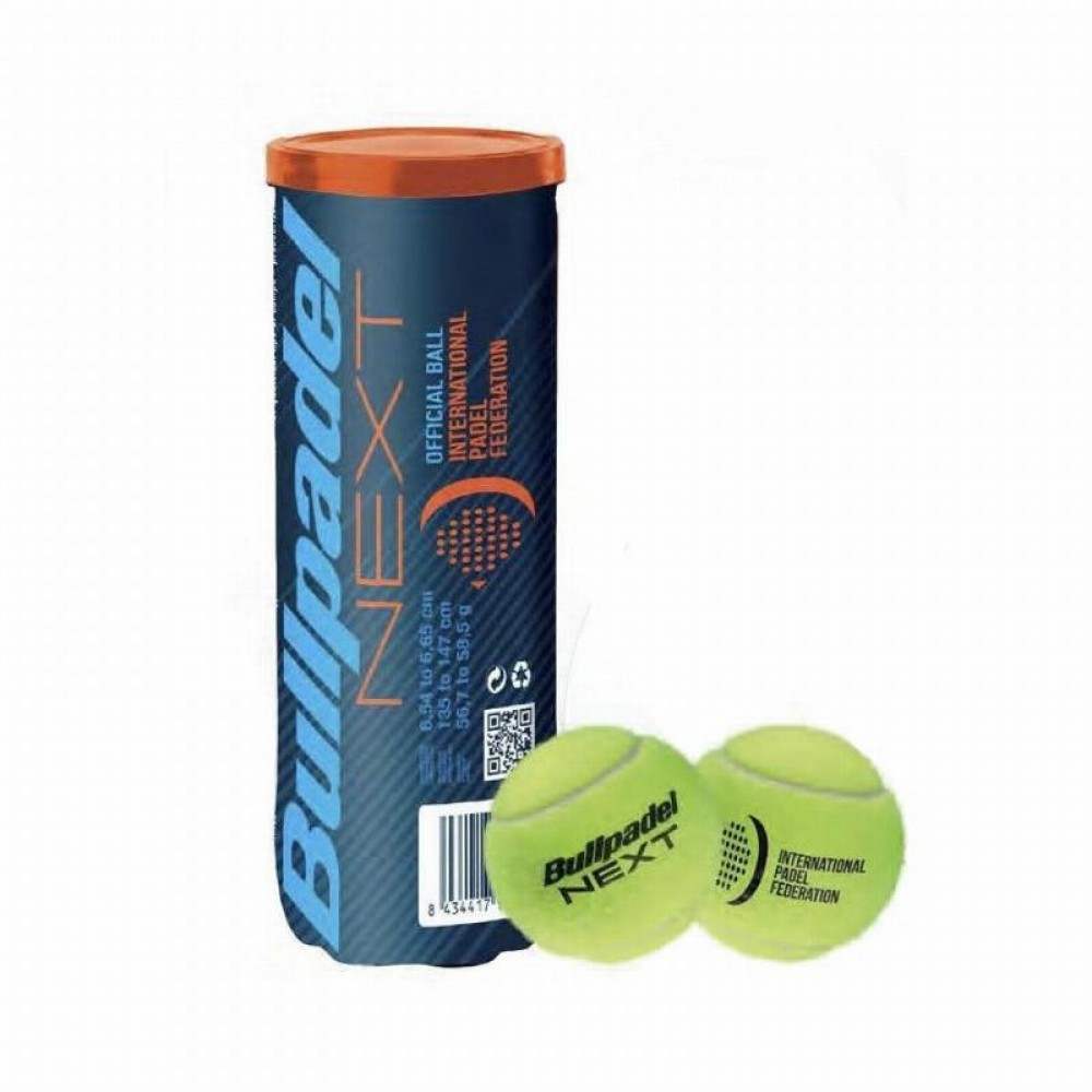 Bote de 3 Pelotas Bullpadel FIP Next - Barata Oferta Outlet