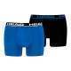 Boxers Head Basic Azul Indigo Negro 2 Unidades