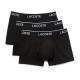 Boxers Lacoste Casual Negro 3 Unidades