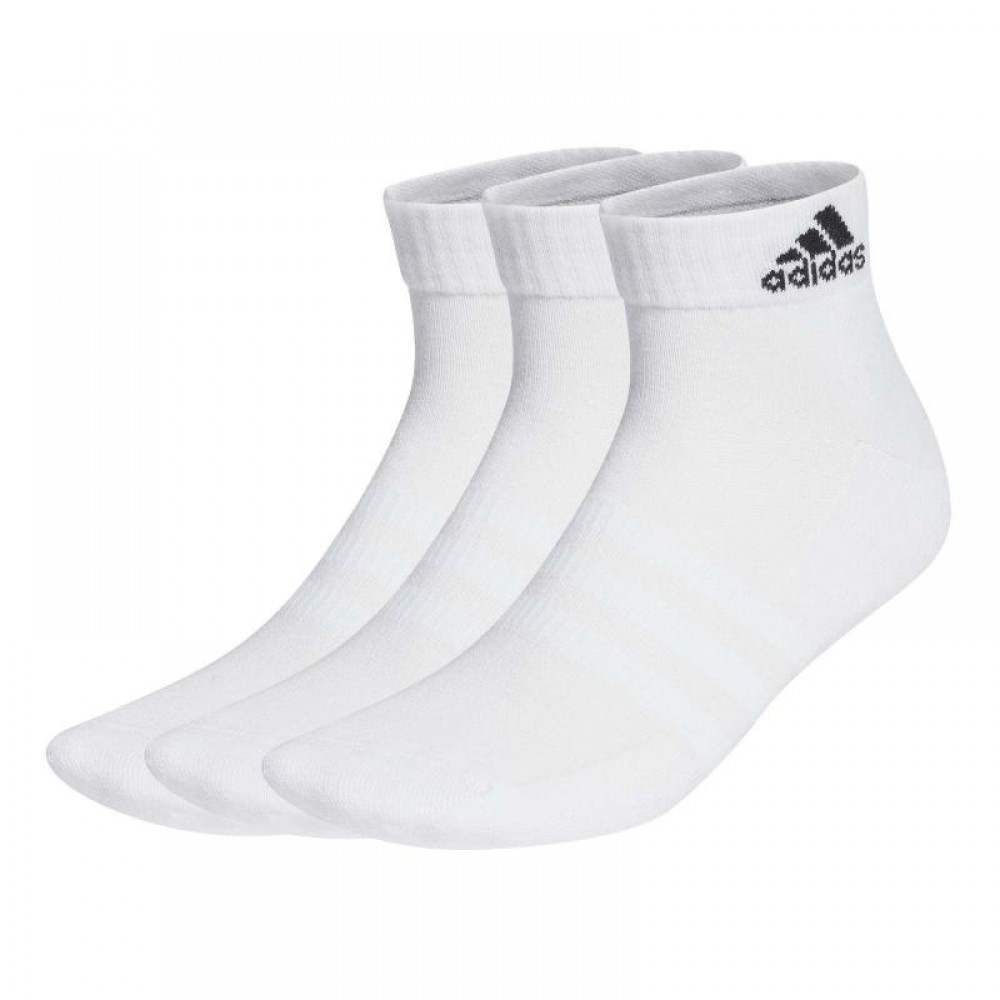 Calcetines Adidas Cushioned Cortos Blanco 3 pares - Barata Oferta Outlet