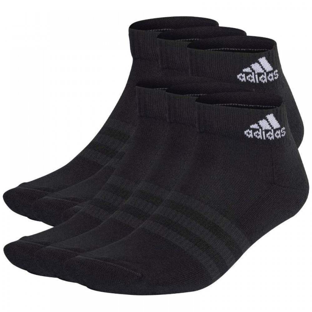 Calcetines Adidas Cushioned Tobilleros Negro 6 Pares - Barata Oferta Outlet