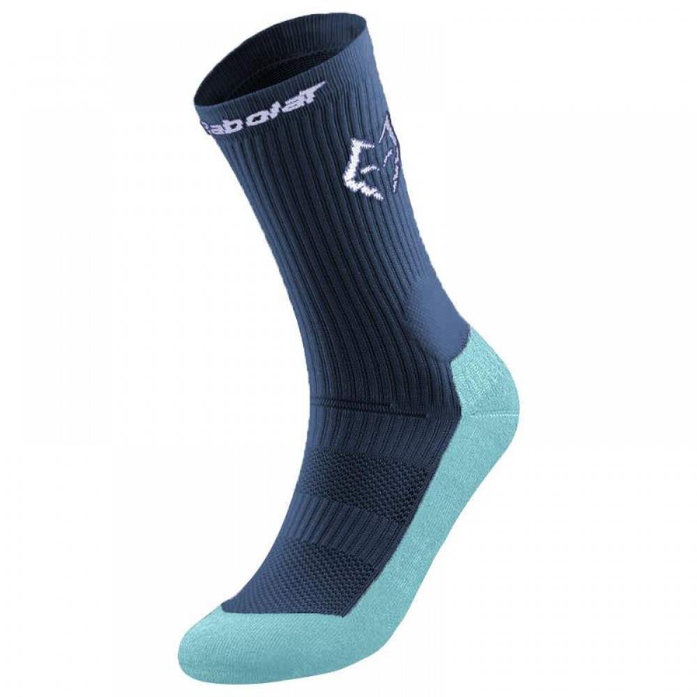 Calcetines Babolat Juan Lebron Mid Calf Azul Oscuro 1 Par