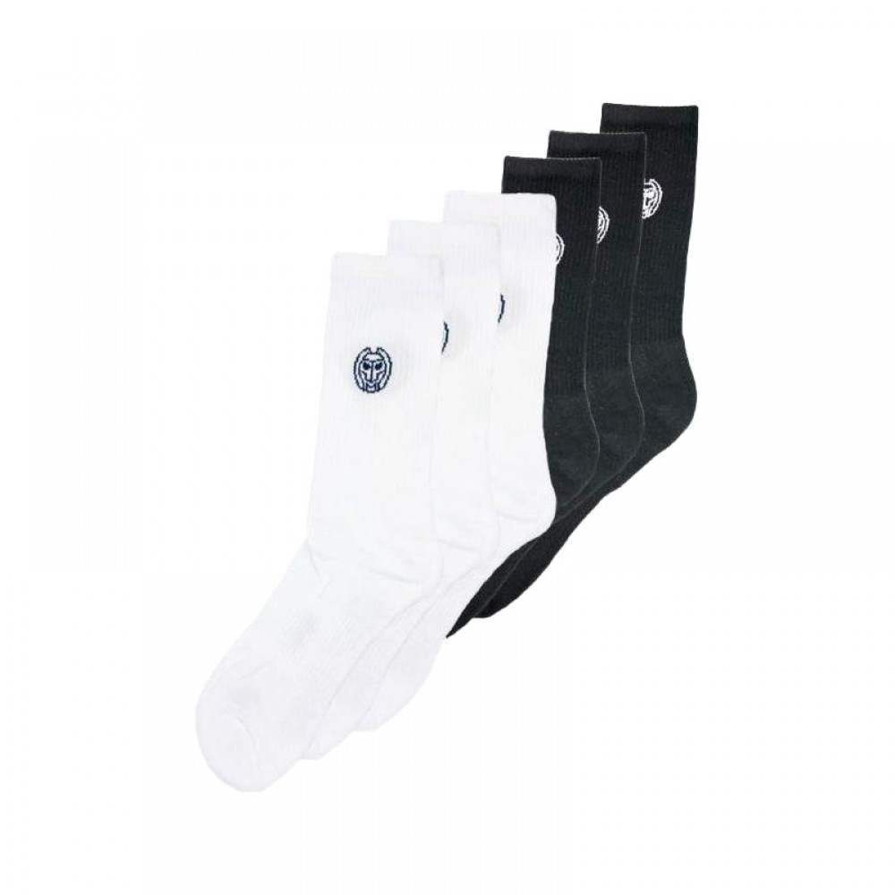 Calcetines Bidi Badu Don Carlito XXL Crew Move Negro Blanco 6 Pares - Barata Oferta Outlet