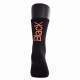 Meias Black Crown Pro High Black Coral 1 Par