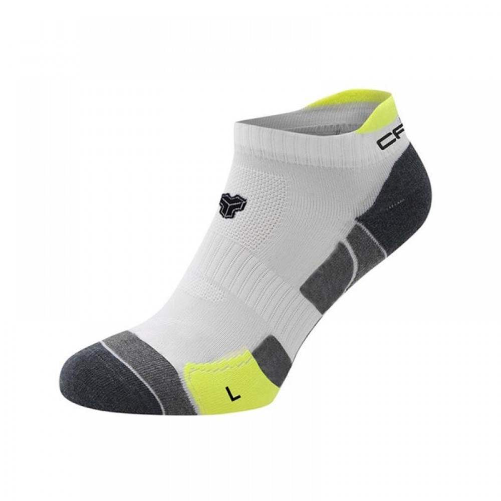 Calcetines Cartri Axel Crew Blanco Verde 1 Par