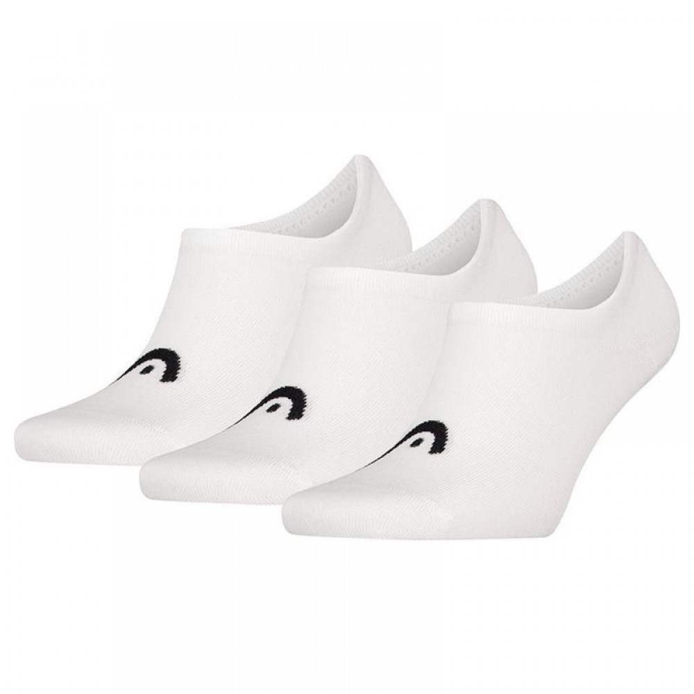 Head All Sports Invisible White Socken 3 Paar