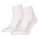 Calcetines Head Performance Quarter Blanco Gris 2 Pares