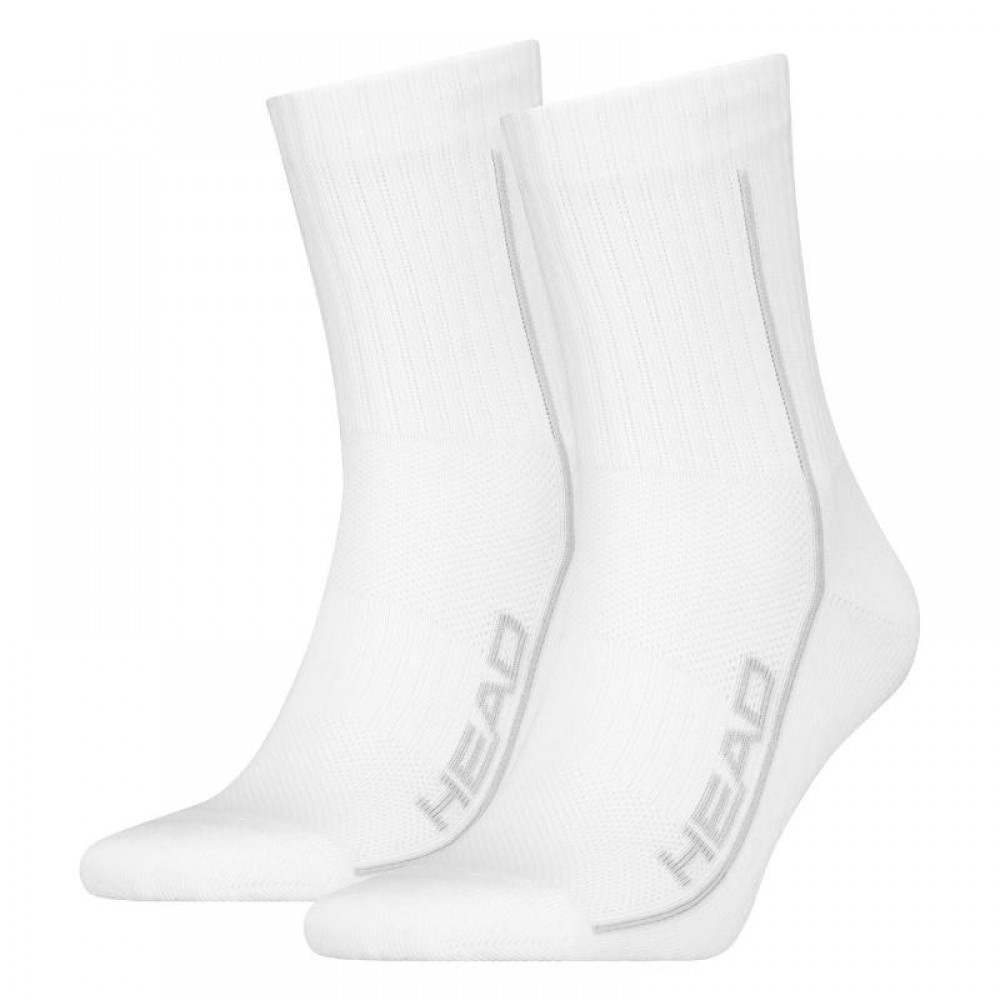 Calcetines Head Performance Short Crew Blanco 2 Pe