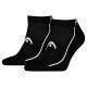 Calcetines Head Performance Sneaker Negro Blanco 2 Pares