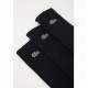 Calcetines Lacoste Sport Corte Alto Negro 3 Pares - Barata Oferta Outlet