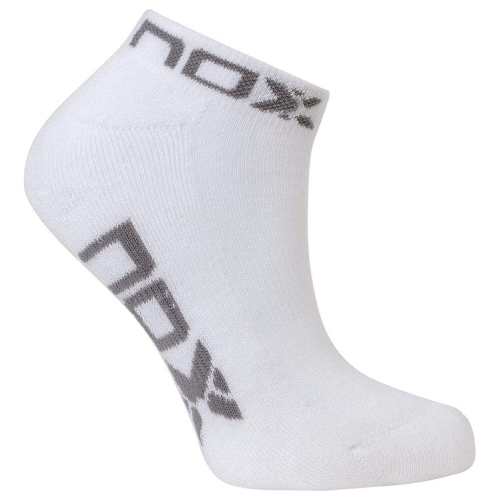 Calcetines Nox Tobillero Blanco Gris 1 Par - Barata Oferta Outlet