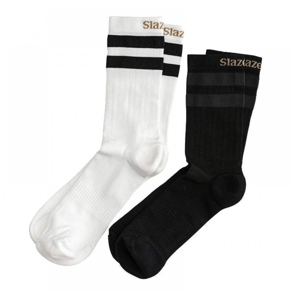 Slazenger Bruno Weiß Schwarz Socken 2 Paare