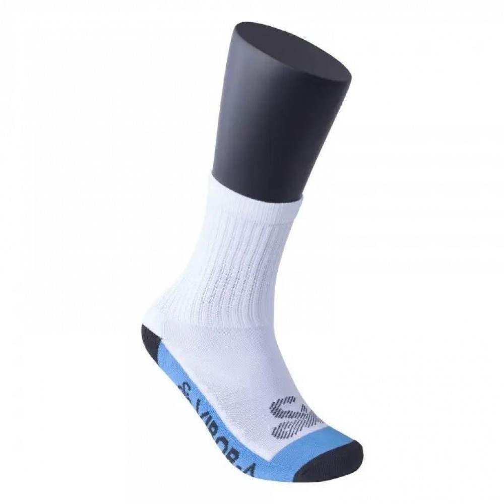 Calcetines Vibora Media Cana Multicolor Blanco Azul 1 Par - Barata Oferta Outlet