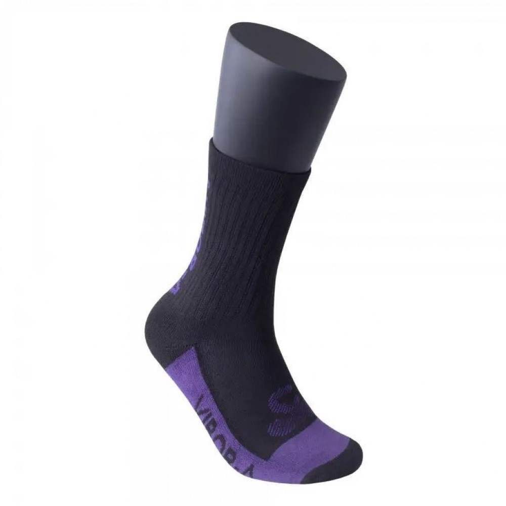 Calcetines Vibora Media Cana Multicolor Negro Violeta 1 Par - Barata Oferta Outlet