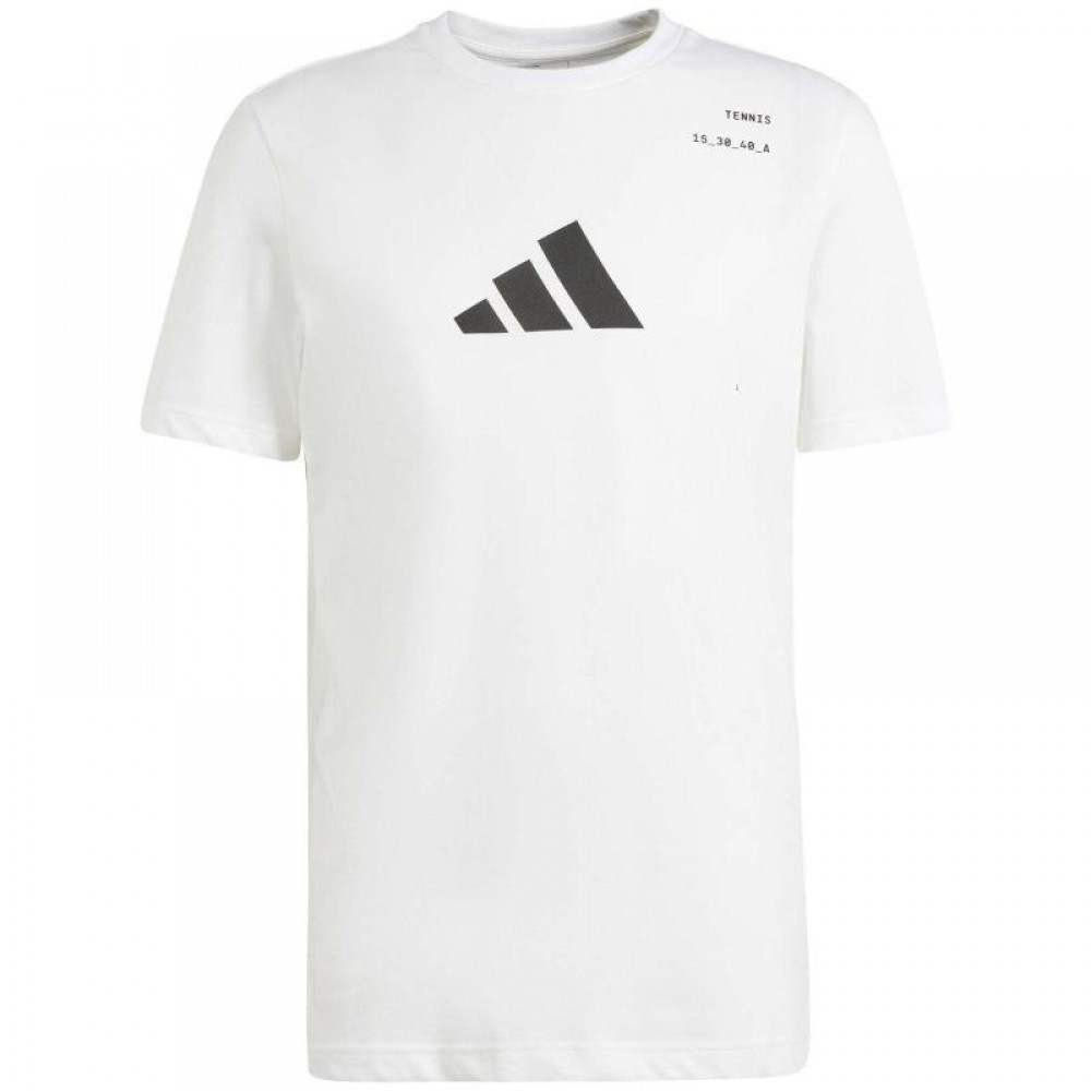 Adidas Tennis Category Graphic Maglietta Bianca