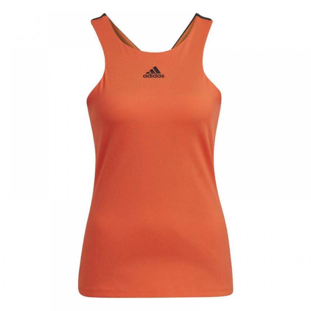 Camiseta Adidas Y-Tank Naranja Negro - Barata Oferta Outlet