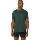 Camiseta Asics Big Logo Verde Bosque Negro