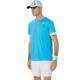 Camiseta Asics Court Aqua Blanco Brillante