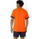 Camiseta Asics Court Naranja Azul Medianoche