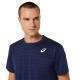 Camiseta Asics Court Stripe Marino Negro