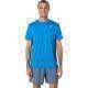 Camiseta Asics Court Stripes SS Azul