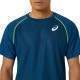 Camiseta Asics Match Azul Mako