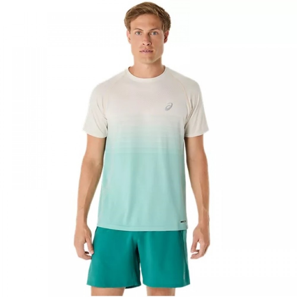 Camiseta Asics Seamless SS Top Verde Betulla