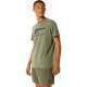 Camiseta Asics Tiger Verde Liquen - Barata Oferta Outlet