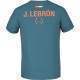 Camiseta Babolat Juan Lebron Naranja Azul Oscuro