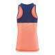 Camiseta Babolat Play Naranja Azul Oscuro Mujer - Barata Oferta Outlet