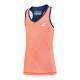 Camiseta Babolat Play Naranja Azul Oscuro Mujer - Barata Oferta Outlet