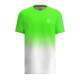 Camiseta Bidi Badu Crew Gradiant Verde Neon Blanco