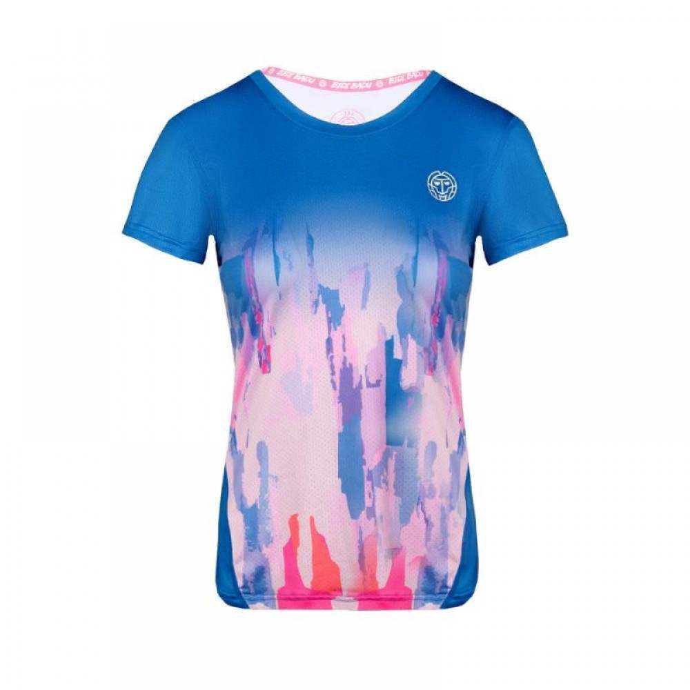 Camiseta Bidi Badu Eve Tech Azul Rosa Mujer - Barata Oferta Outlet