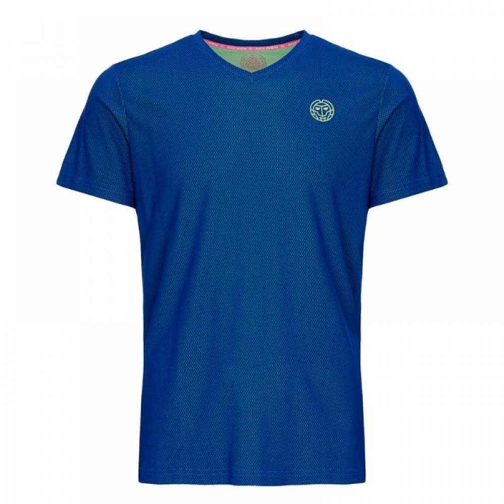 Camiseta Bidi Badu Evin Azul Verde Neon Junior - Barata Oferta Outlet