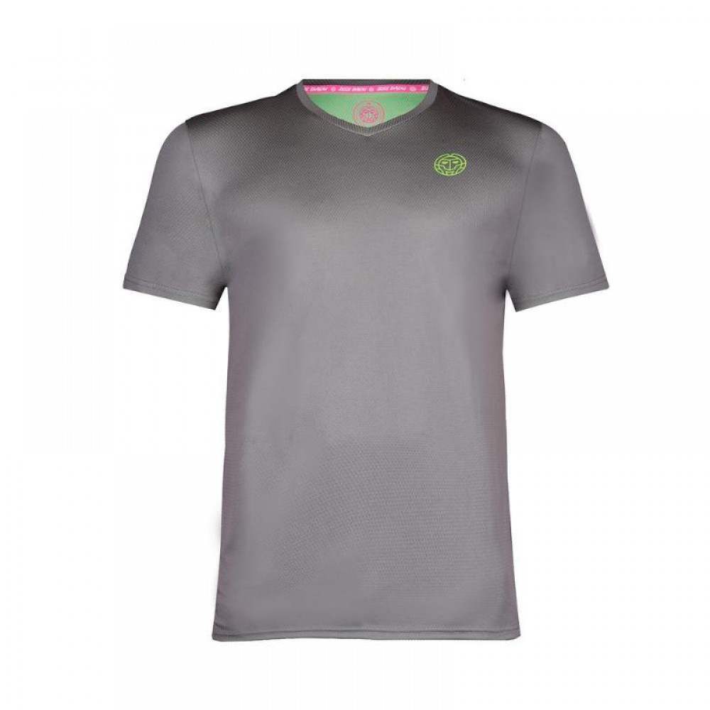 Camiseta Bidi Badu Evin Gris Verde Neon Junior - Barata Oferta Outlet