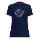 Camiseta Bidi Badu New York Chill Azul Oscuro Rojo Mujer