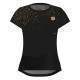 Camiseta Bidi Badu Paris Capsleeve Negro Dorado Mujer