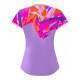 Camiseta Bidi Badu Spike Capsleeve Lila Rosa Mujer