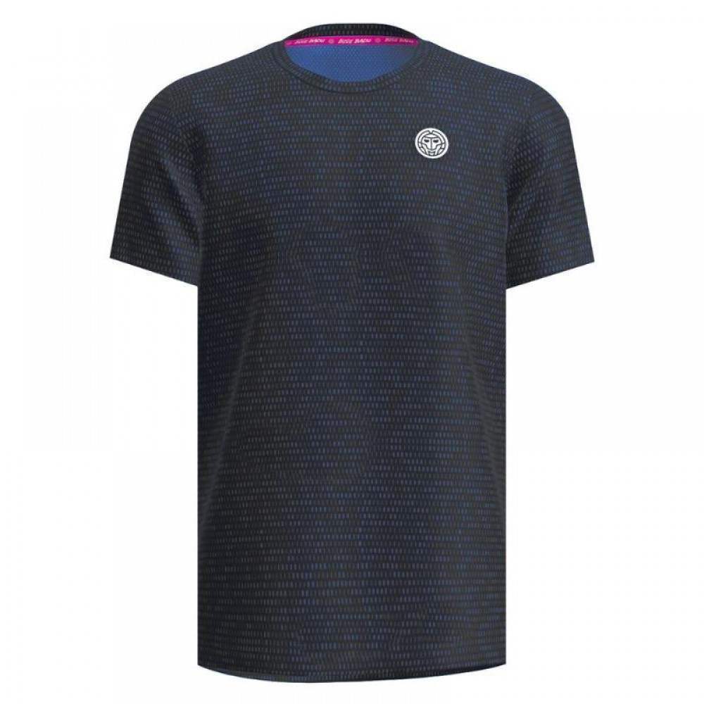 Camiseta Bidi Badu Spike Crew Two Colored Gris Oscuro Azul