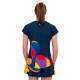 Camiseta Bidi Badu Twiggy Capsleeve Azul Oscuro Mix Mujer