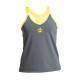 Camiseta Black Crown Helsinki Gris Amarillo - Barata Oferta Outlet