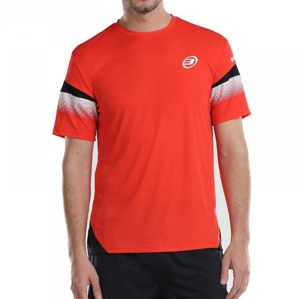 Camiseta Bullpadel Aguzo Cereza - Barata Oferta Outlet