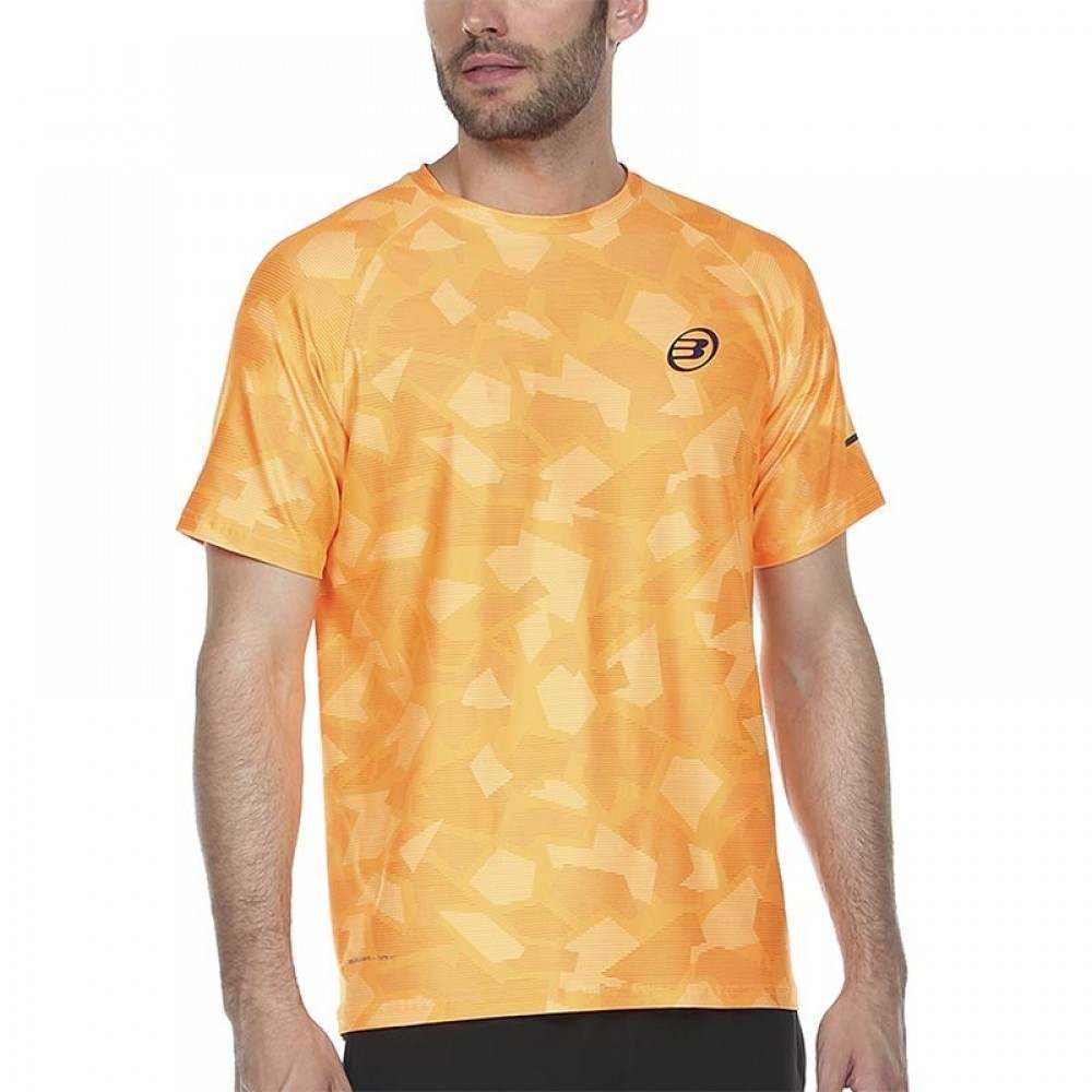 Camiseta Bullpadel Atlanta Mandarina Fluor - Barata Oferta Outlet