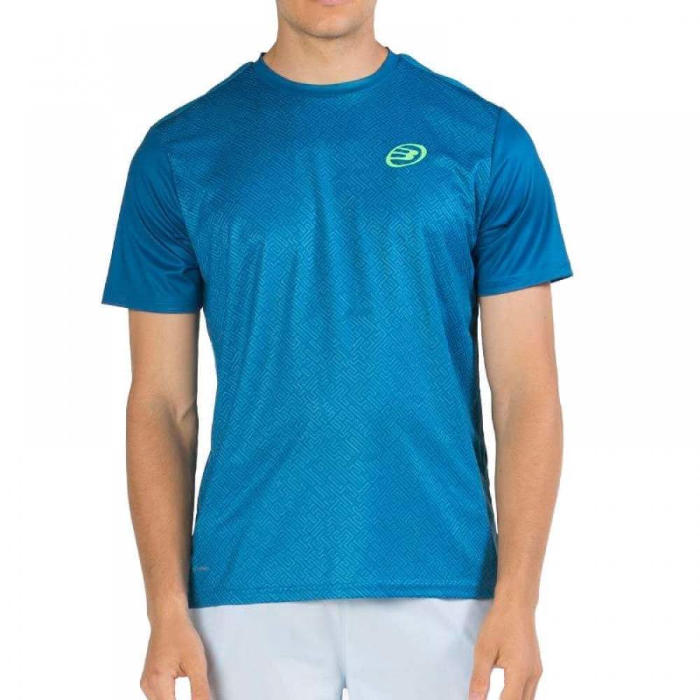 Camiseta Bullpadel Caucasi Azul Intenso - Barata Oferta Outlet